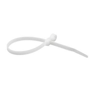 Devco 6264CX Cable Tie With Mounting Hole, Nylon, 1-3/4 in Max Bundle Dia, 50 lb Tensile Strength, Natural, 7 in L