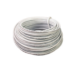 Devco 6333W Hook Up Wire, 14 AWG Wire, 48 ft L, Stranded, 600 V, Nylon Jacket, White Jacket