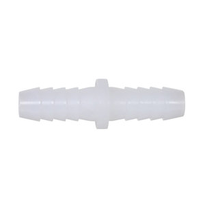 Devco 701-032 Hose Mender, 3/8 in x 3/8 in, Barbed x Barbed, Material Construction: Nylon, White
