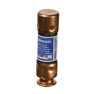 Devco ED-CR15 Dual Element Fuse, 15 A, 250 V, Class RK-5, 200 kA Interrupt