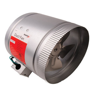 DiversiTech® 625-AF8 Duct Fan, 420 cfm, 120 V, 0.64 A, 37 W, 8 in Dia, 7-1/4 in H