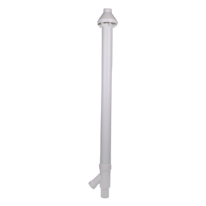 DiversiTech® CVENT-2 Concentric Vent, 2 in Intake, 2 in Exhaust, Venting Category: Category 4, PVC, 34-3/4 in H