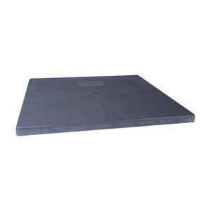 DiversiTech® E Lite® EL3244-3 Equipment Pad, 1400 lb Load, 3 in H, 44 in W, 32 in D, Polypropylene, Gray