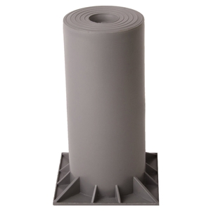 DiversiTech® HPR-12 Heat Pump Riser, 500 lb Load, 12 in H, Polypropylene, Gray