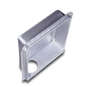 Dryerbox® IN-O-VATE Downflow Dryer Box, 19 in H, 16-3/4 in W, 4-3/8 in D, Aluminized Steel, 22 ga Gauge, Black