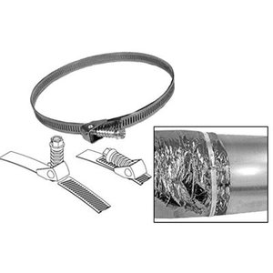 Duro Dyne® DYNA-CLAMPS™ 007009 Clamp, Stainless Steel, 12 in Max Bundle Dia, 40 in L
