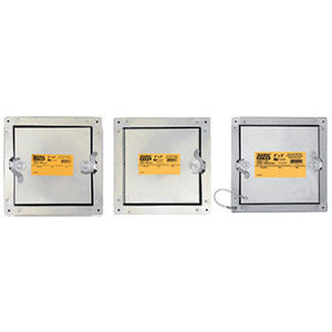 Duro Dyne® NCSAD Series 007056 Cam Self-Stick Access Door, Access Door, 6 in H, 6 in W, Square, Steel, 24 ga Gauge