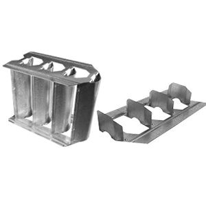 Duro Dyne® DYN-O-MATE® 013203 Turning Vane, Steel, 26 ga Gauge, Galvanized, 10 ft L, 2 in W