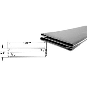 Duro Dyne® DYN-O-MATE® 013219 Flat S-Lock Cleat, Steel, 1-3/64 in W, 1/4 in D, 26 ga Gauge