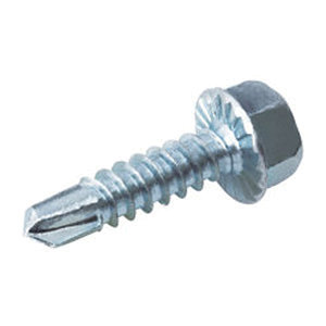 Duro Dyne® Pro Point® 015129 Self-Drilling Screw, Hex Washer Head, #8 Thread, 3/4 in L, Steel