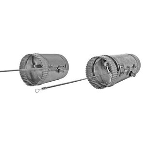 Duro Dyne® DuroZone® CODR Series 053011 Cable Operated Damper With 5 ft Cable, Round Duct, 9 in L, For Duct Size: 4 in