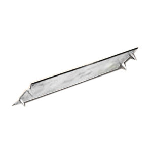 Duro Dyne® 070301 Stud Guard With Fangs, Steel, Galvanized, 5 in L