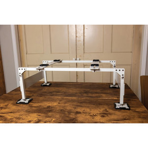Everstand® ES12 Universal Stand, 500 lb Load, Aluminum/Stainless Steel, 12 in L, 39 in W, 27 in D, Powder-Coated