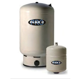 FLEXCON PH-5 Thermal Expansion Tank, 2.1 gal, 3/4 in x MNPT, Steel Body, Butyl Rubber Diaphragm, 8 in Dia, 11.6 in L