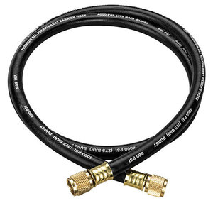 Fieldpiece HV1 Vacuum Hose, 3/8 x 3/8 in, 5 ft L Hose, 800 psi Max Working Pressure