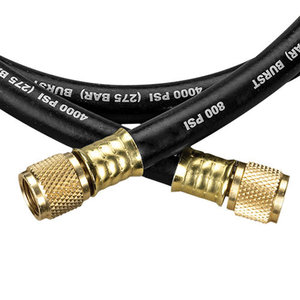 Fieldpiece HV1 Vacuum Hose, 3/8 x 3/8 in, 5 ft L Hose, 800 psi Max Working Pressure