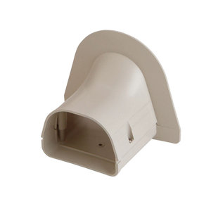 Fortress® 84034 Soffit Inlet, Ivory, Polypropylene, 3-1/2 in, 3-1/2 in L, 6 in W, 4-7/8 in H