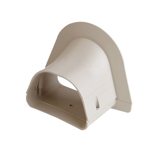 Fortress® 84134 Soffit Inlet, Ivory, Polypropylene, 4-1/2 in, 3-1/2 in L, 7 in W, 5-1/2 in H