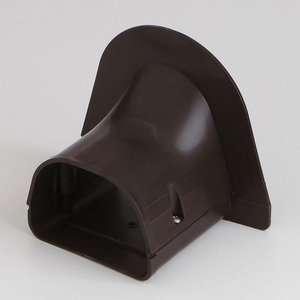 Fortress® 84274 Soffit Inlet, Brown, Polypropylene, 3-1/2 in, 3-1/2 in L, 6 in W, 4-7/8 in H