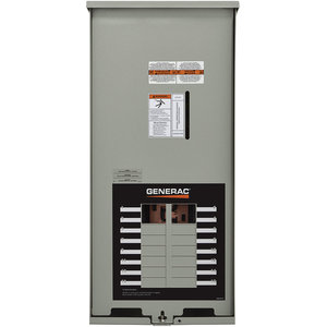 Generac® RXG16EZA3H 16-Circuit Automatic Transfer Switch, 120/240 V Control, 100 A Switching Current, NEMA 3R NEMA