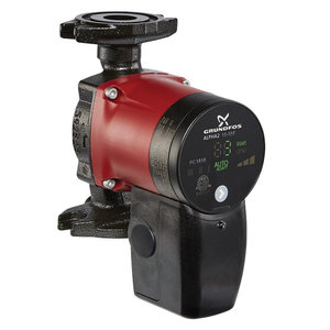 Grundfos 99163932 Circulator Pump, 115 V, 1 ph, 0.1 A, 1-1/2 in Inlet, 1-1/2 in Outlet, Flanged Inlet, Flanged Outlet