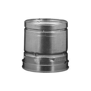 Hart & Cooley® RP Series 016406 Adjustable Round Pipe, 18 in L, Aluminum/Galvanized Steel, 26 ga Gauge, Ringlock