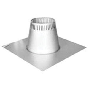 Hart & Cooley® TLCFF Series 502158 Tall Cone Roof Flashing With Storm Collar, 8 in, Galvalume, 24 in L, 24 in W, 12 in H