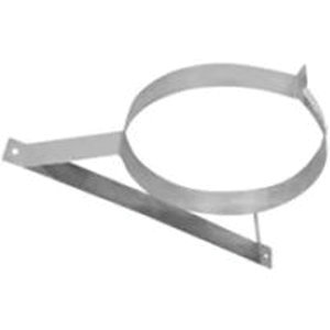 Hart & Cooley® TLCWB Series 502122 Wall Band, 7 in Pipe, Stainless Steel, 17 in W