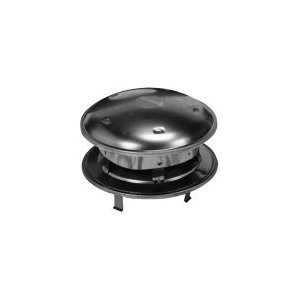 Hart & Cooley® TLCC Series 502142 Deluxe Rain Cap, Rain Cap, Stainless Steel, 14-1/4 in OD, 8 in L