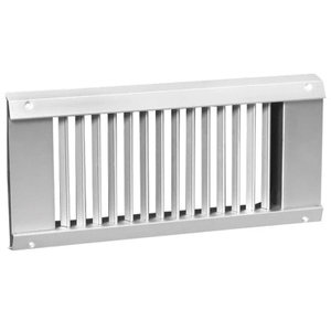 Hart & Cooley® USV Series 558491 Universal Diffuser, For Duct Size: 12 x 4 in, Spiral Duct, Single Deflection