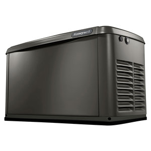 Honeywell 7179 Wi-Fi-Enabled Air Cooled Home Standby Generator, 240 V, 41.7 A, 37.5 A, 3600 rpm, 60 Hz, 1 ph, 61 dB