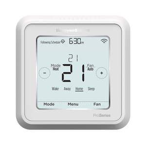 Honeywell Home T6 Pro TH6220WF2006/U Wi-Fi Programmable Smart Thermostat, 20-30 V, 2H/2C, 2H/1C-Stage, White