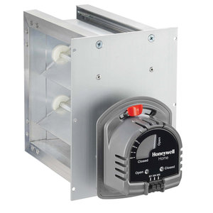 Honeywell Home ZD Series ZD24X10TZ/U Parallel Blade Damper, 24 V, Power Close and Spring Open, 1 in-WC Maximum Static