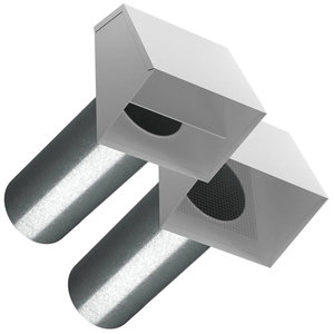 Imperial® 144328 Preferred Intake/Exhaust Vent Kit, For Duct Size: 6 in, Aluminum