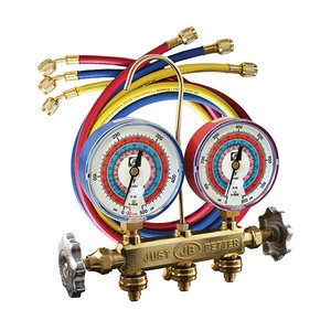 JB Industries PATRIOT 22633 A2L Illuminating Gauge Manifold, R-32, R-454B, R-410A Refrigerant, 2-Valves