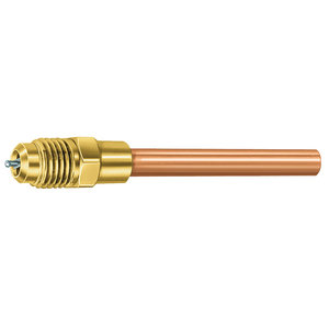 JB Industries A31004 Single Step Copper Tube Extension, Copper, 1/4 in x 3/16 in, SAE Flared x SAE Flared