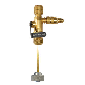 JB Industries A32525SVT Vacuum-Rated Valve Core Removal Tool With Slide Valve Side Port and Torque Setting, 1/4 x 1/4 in