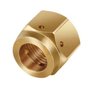 JB Industries NST4-10 Frost-Proof Forged Nut, 5/8 in, Flared, 5000 psi Max Working Pressure, Brass