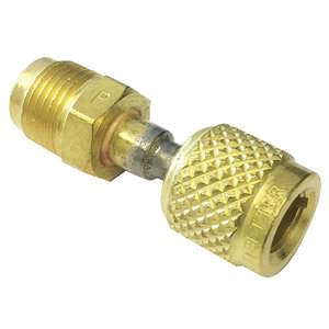 JB Industries QC-S46 Straight Quick Coupler, 1/4 in x 3/8 in, Quick Coupler x SAE Flared, Brass