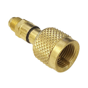 JB Industries QC-S64 Straight Quick Coupler, 3/8 in x 1/4 in, Quick Coupler x SAE Flared, Brass