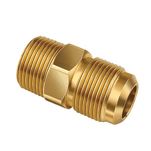 JB Industries U2-12 Union, 3/4 in x 3/4 in, Flared x Flared, 5000 psi Max Working Pressure, Brass