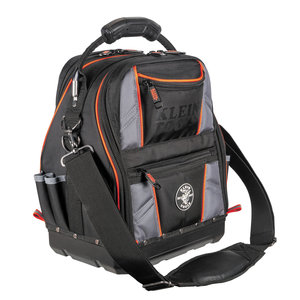 KLEIN TOOLS® 62804 Tool Runner Tool Bag, Polyester/Polypropylene, 17 in H, 13 in W, 9-3/4 in D, 39-Pocket
