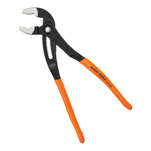 KLEIN TOOLS® Quick-Adjust Klaw™ D50512B Pump Plier, 3 in Jaw, 1.54 in Jaw Reach, Alloy Steel, 12 in L, 5-3/4 in L Handle