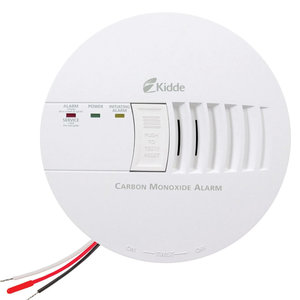 Kidde® 21006406 Carbon Monoxide Alarm, Battery, Hardwired, Interconnectivity: Up to 24 Devices, Sound, Visual Alarm