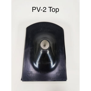 Kozy Kollar PV-2 Roof Flashing Kit, For Pipe Size: 2 in, EPDM, 11 in L Base, 8 in W Base, 2-1/2 in H