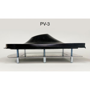 Kozy Kollar PV-3 Roof Flashing Kit, For Pipe Size: 3 in, EPDM, 11 in L Base, 8 in W Base, 2-1/2 in H