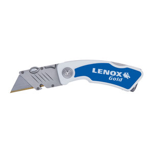 LENOX® Gold® 10771FLK1G Tradesman Folding Utility Knife, 2.3 in L Blade, 4.8 in L, 1-1/8 in W, 3/4 in D