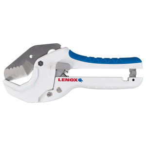 LENOX® 12123R1 Tubing Cutter, Applicable Materials: Plastic, 1-5/8 in Max Pipe, 1-1/4 in Minimum Pipe, Steel Blade