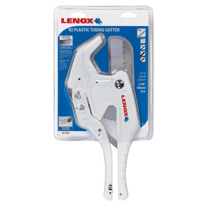 LENOX® 12124R2 Tubing Cutter, Applicable Materials: Plastic, 2-3/8 in Max Pipe, 2 in Minimum Pipe, Steel Blade
