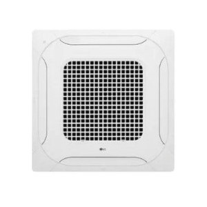 LG HVAC PT-QAGW0 Cassette Panel, ABS, White, 24-13/32 in L, 24-13/32 in W, 1-3/8 in D